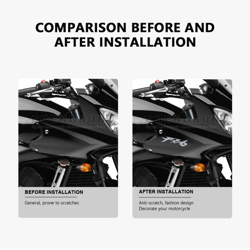 Motorcycle Sticker Waterproof Decals for Yamaha FZ6 S2 FZ6N FZ6-N Fazer FZ6S Accessories 2004 2005 2006 2007 2008 2009 Stickers