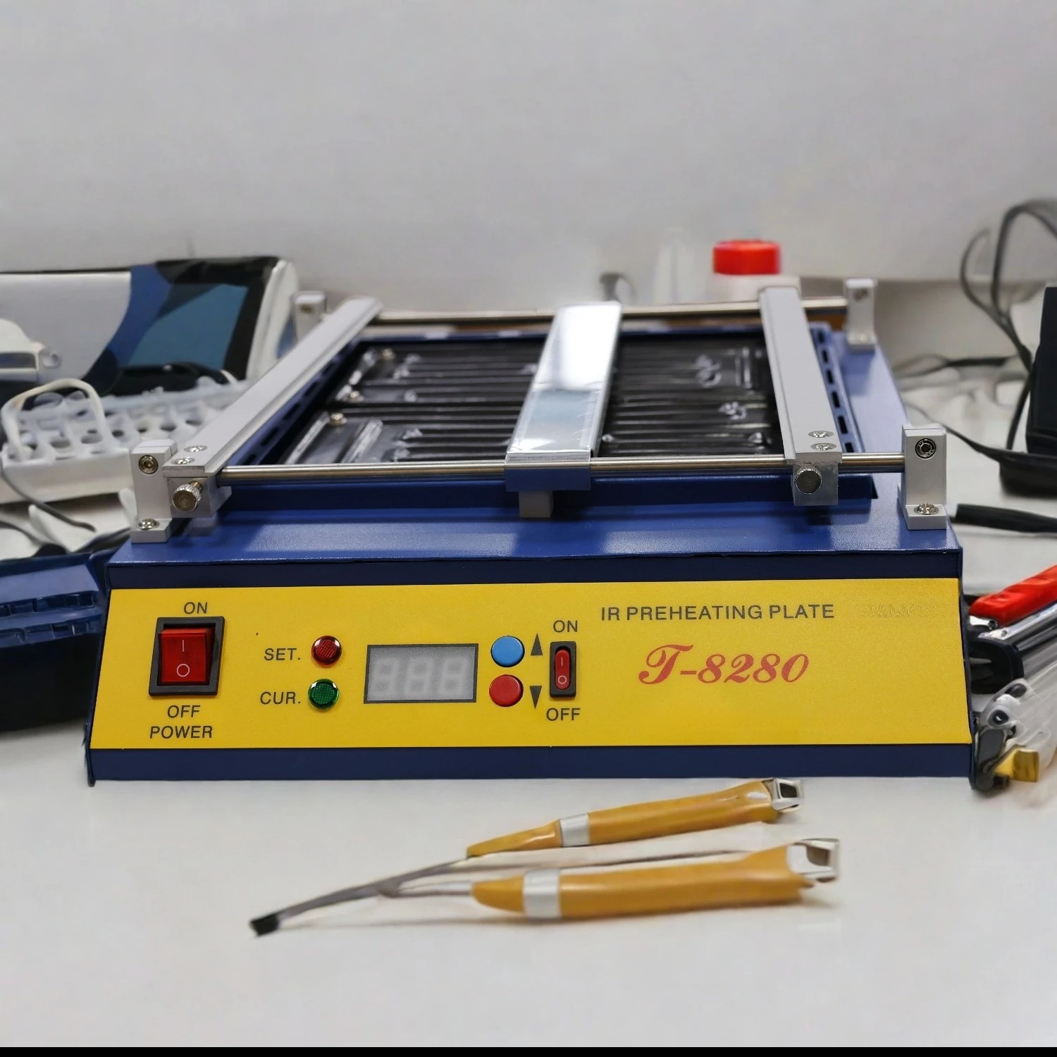 110V/220V PUHUI T8280 PID Intelligent Temperature Control Heating T-8280 PCB Preheating Thermostat Soldering Station