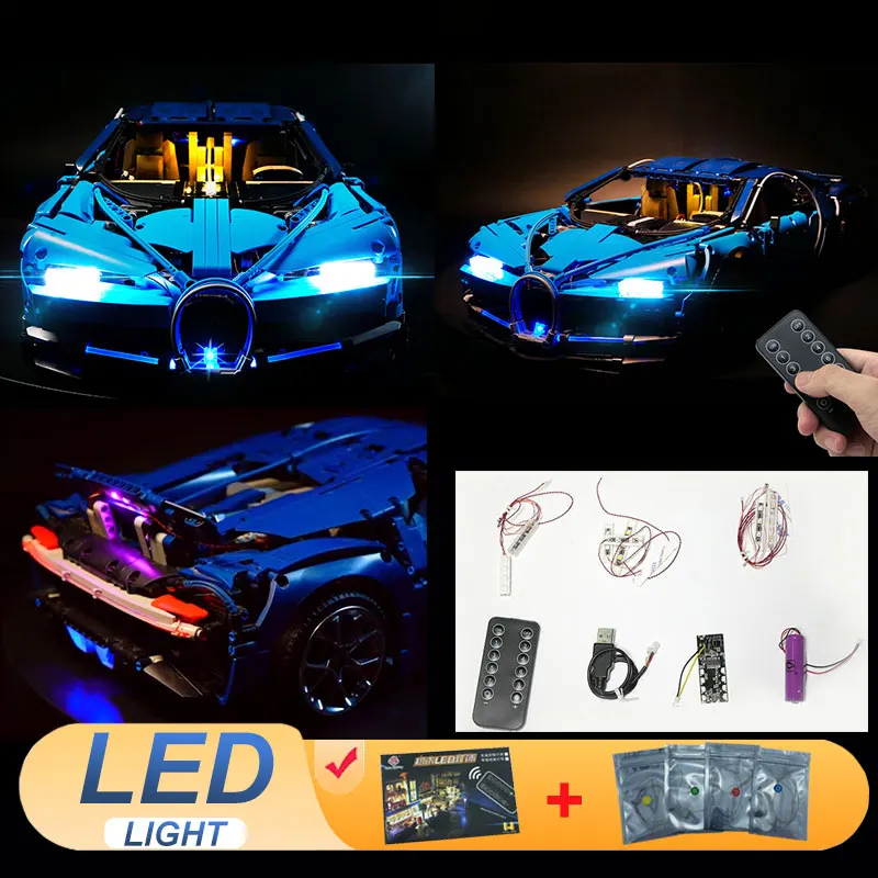 LED Light Kit For LEGO Technical 42083 Home Decor Super Sports Car DIY Gift (Not Include Building Blocks Bricks Kits Sets Model)