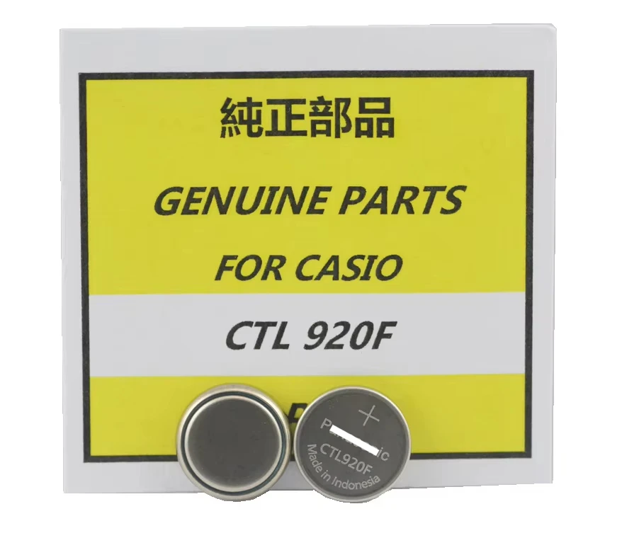 Photokinetic energy battery Solar cell Seiko Casio Citizen CTL1616F CTL920F CTL621F MT621 MT920 MT516F MT416F MT516 MT616 TS920E