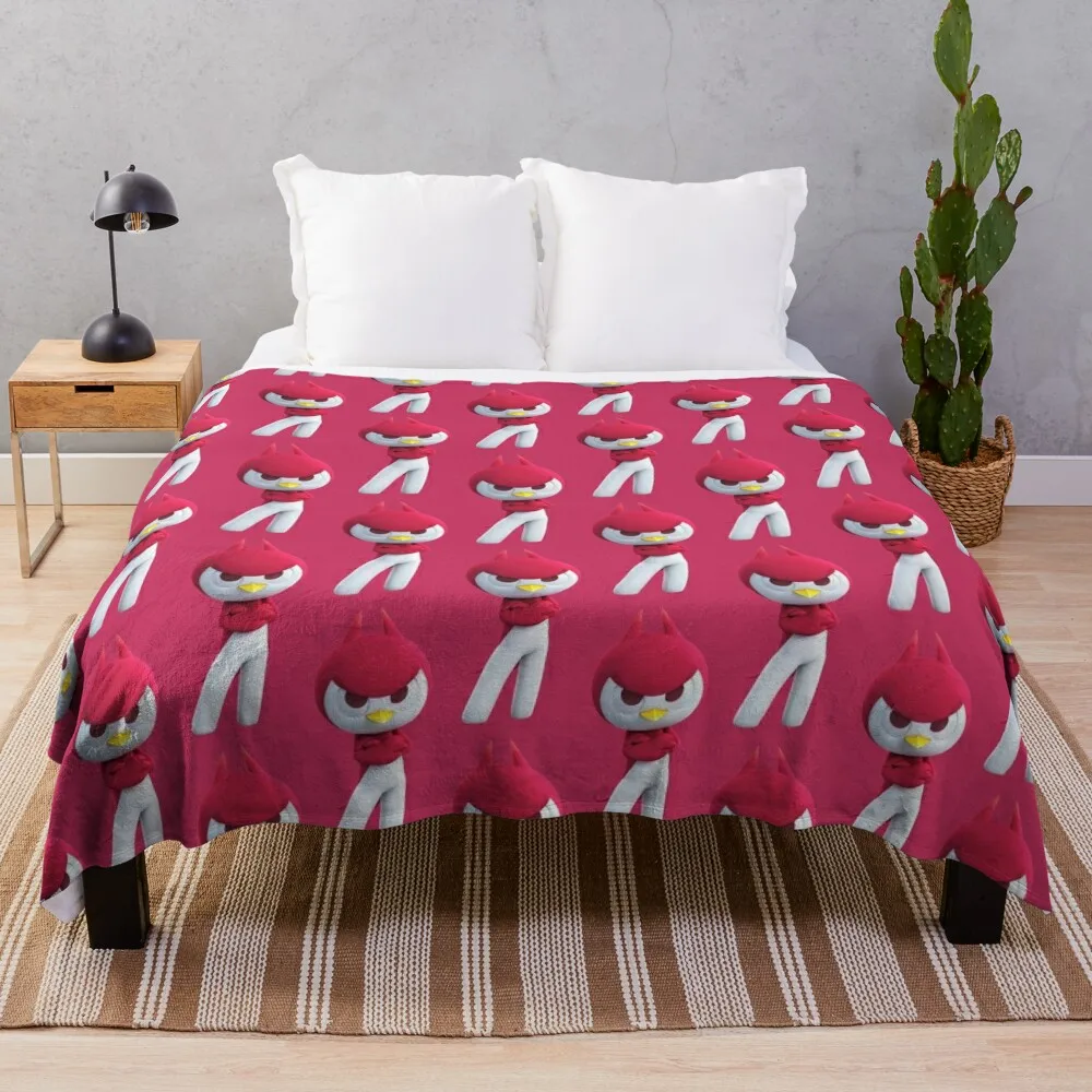 Mini Force: Sammy (??) The Bird Throw Blanket Decorative Blankets Decorative Throw Blanket Moving Blanket Large Blanket