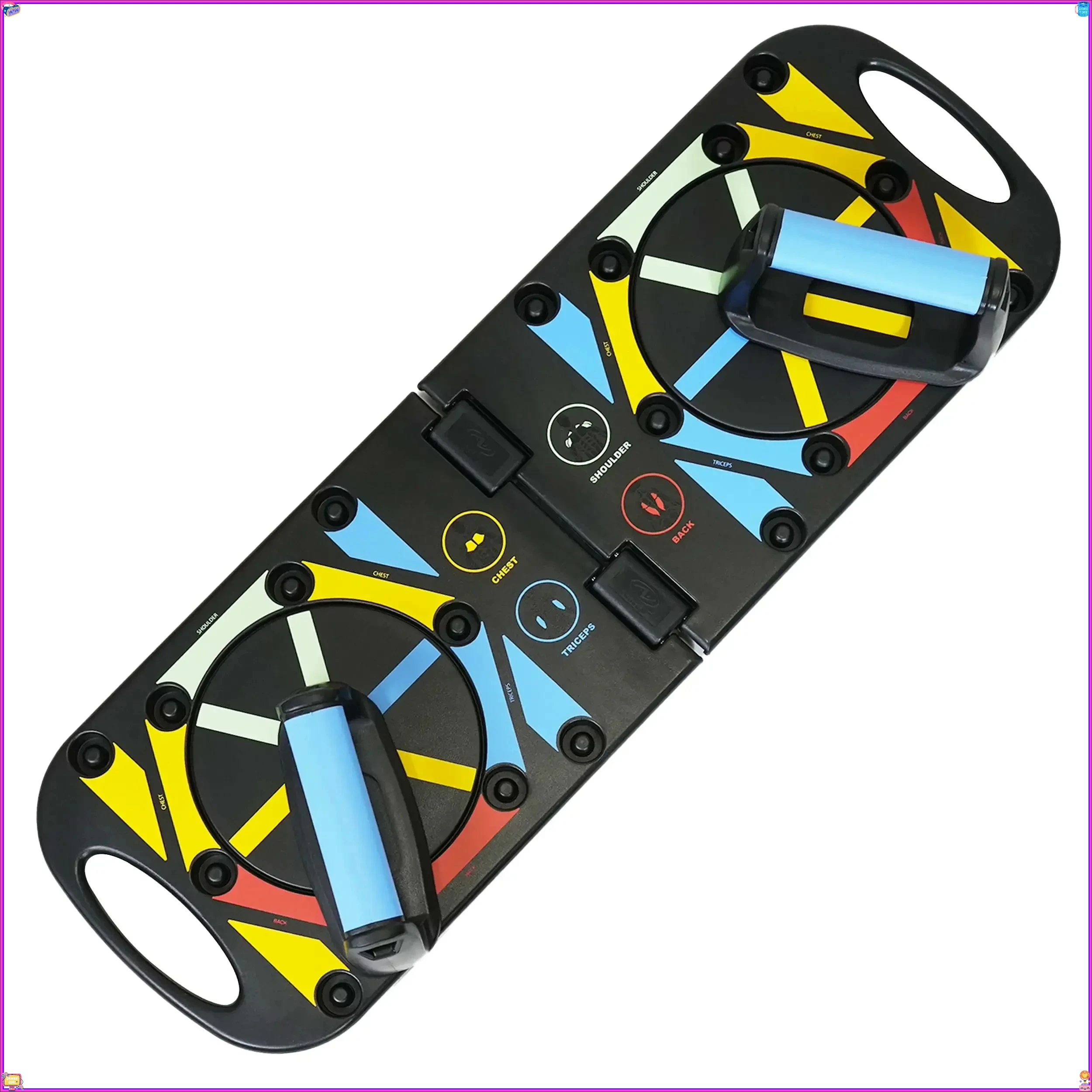 

Многофункциональная доска для отжиманий с многоцветным направляющим для тренировок, силовые тренировки в домашнем спортзале для груди, рук и ядра