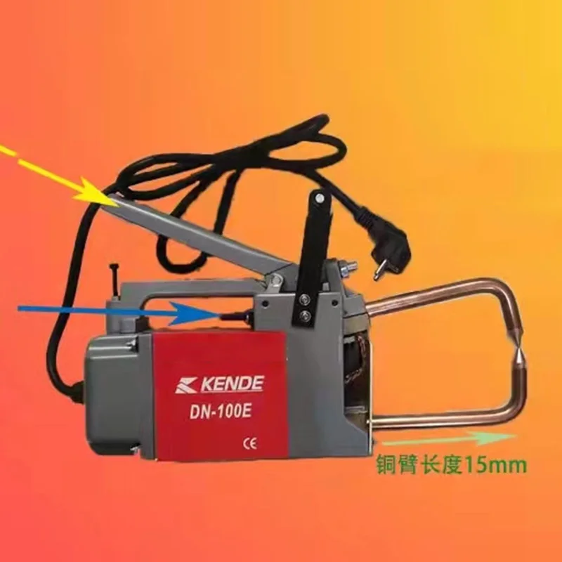 

Resistance Spot Welding Machine 230V/110V Welding Thickness 1.5+1.5mm Steel Plate Sheet Metal CE Portable Spot Welder