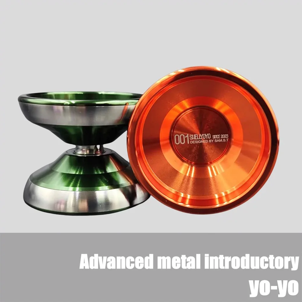 7 Colors Professional Yo Yo Inlaid stainless steel metal ring Professional Magic Yoyo Aluminum Alloy competition Yo-yo