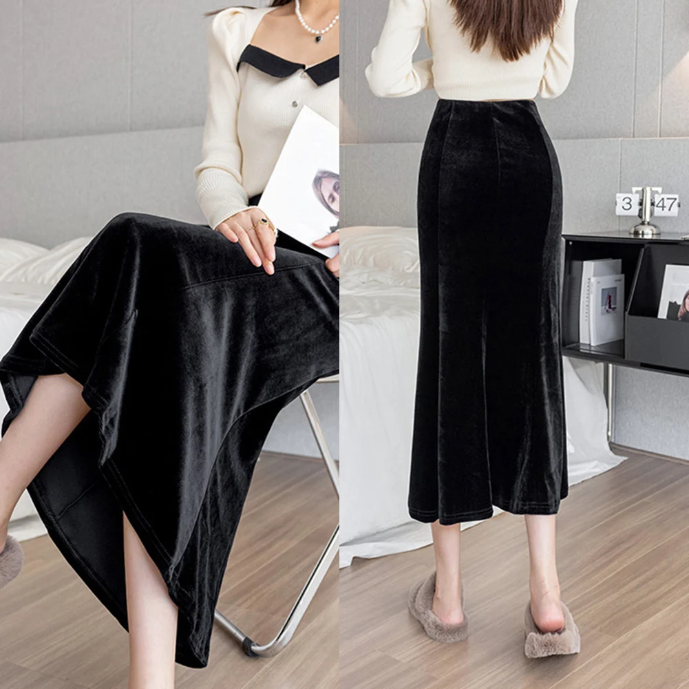 Herfstmode hoge taille rokken Boho gloednieuwe staat casual stijl heupbedekkend ontwerp matige elasticiteit