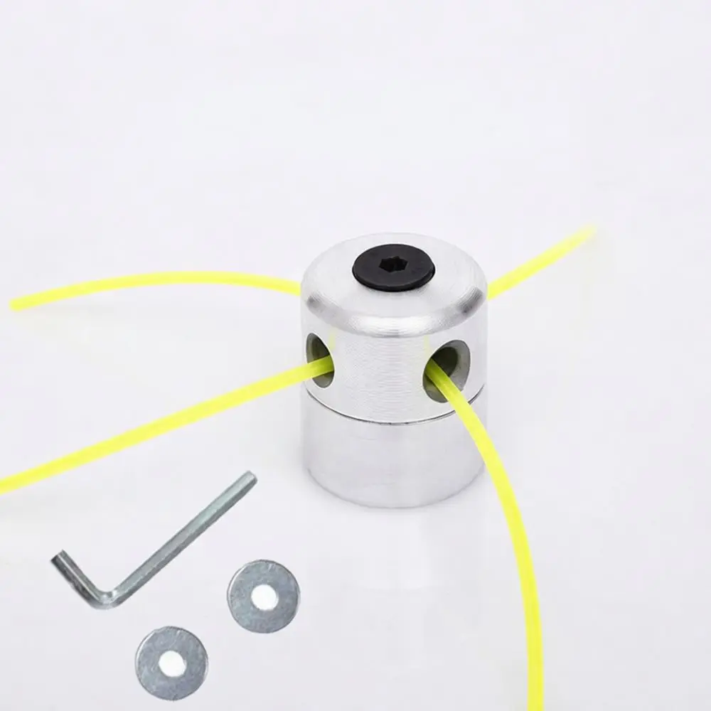 Universal Aluminum Trimmer Head Replacement Lawn Mower Part Garden Cutter Accessory Power Equipment Trimming Head
