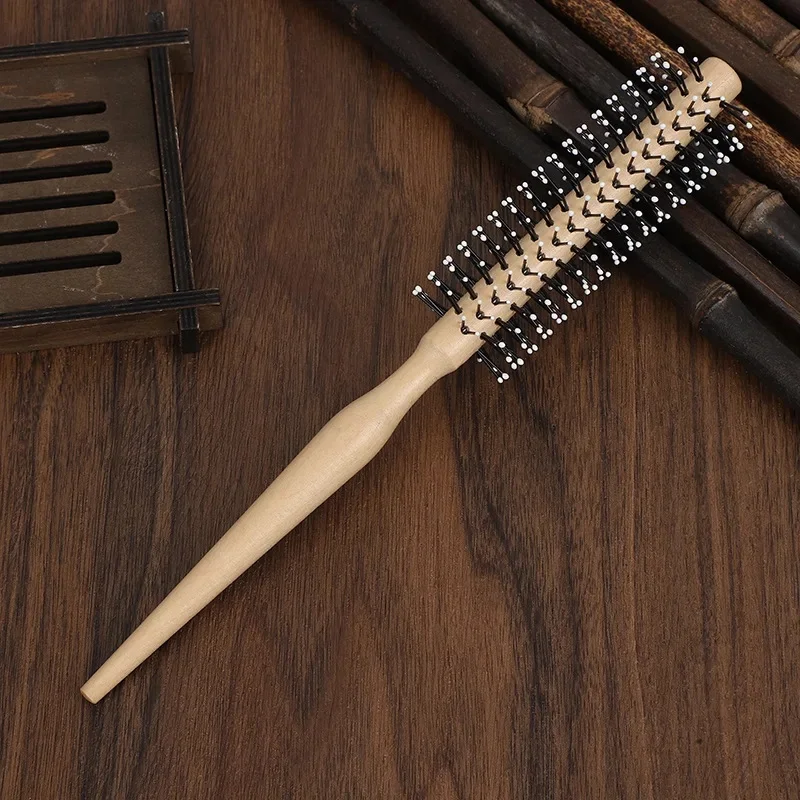 Professional Round Tube Rolling Comb for Hair Styling