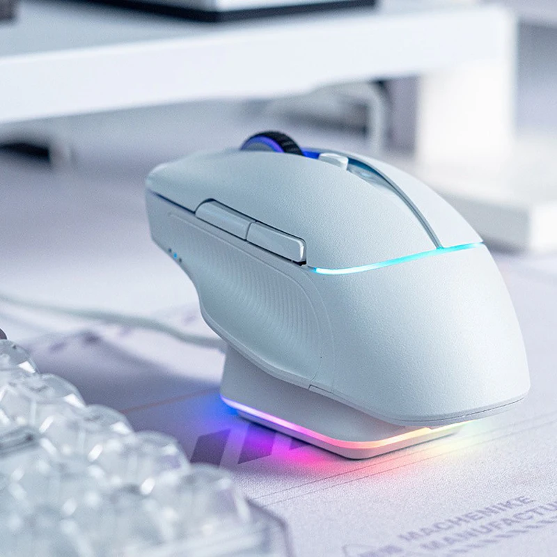 

Three-mode Wireless RGB Gaming Mouse Charging Base Office Gaming E-sports Right-hand Macro Definition Design Gaming Mouse