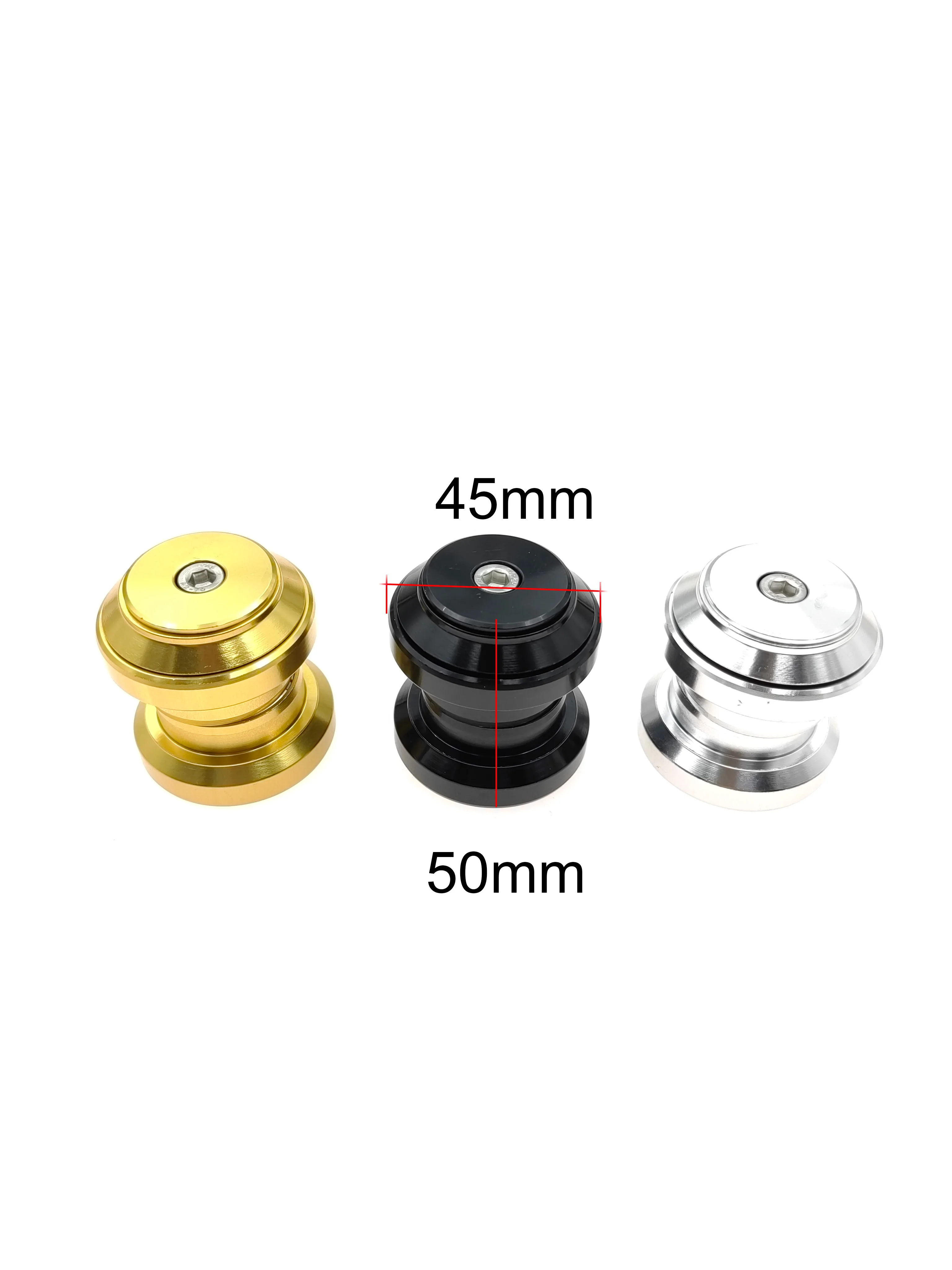 34mm Bike Headsets steering Sealed Cartridge Bearings Stem taper Column Mountain Bike Road Bike CNC Threadless External Headset