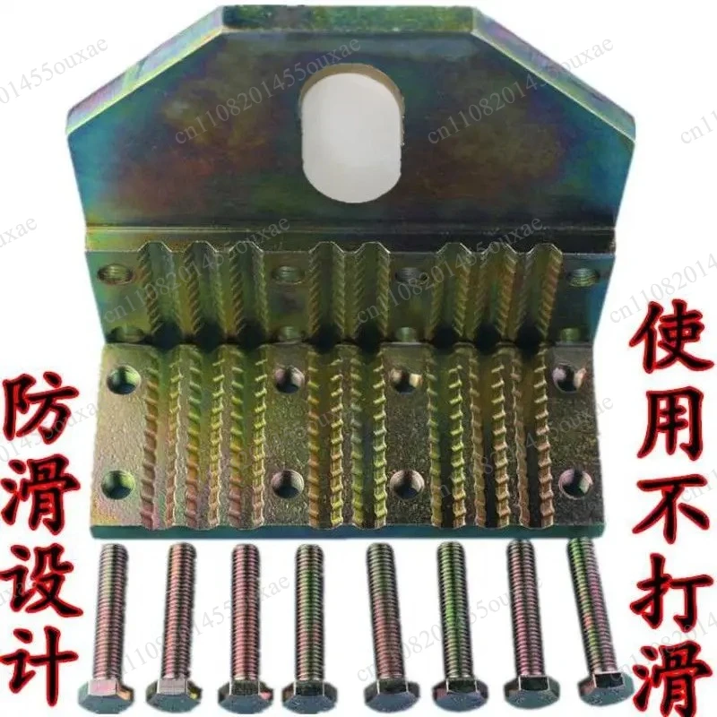 Elevator Rope Clamp Heavy Duty Steel Wire Grip Durable Cable Clamp for Lift Cable Securing