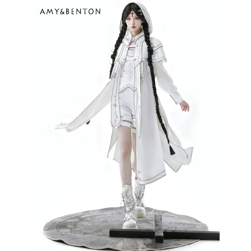 

25COSBionic Dimensional Lolita Cape Shorts Prince Suit Japanese Two-dimensional Stage Performance Outfits Subcultural Goth Twin