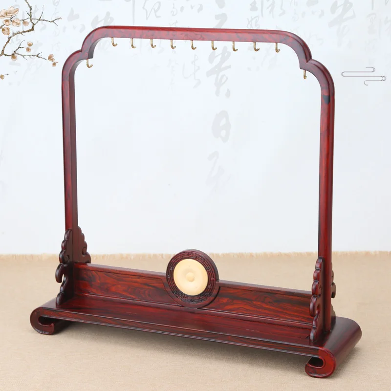 Redwood Handicraft Pen Holder, Brush Hanging, Red Acid Branch High-end Holder, Pendant Display Stand