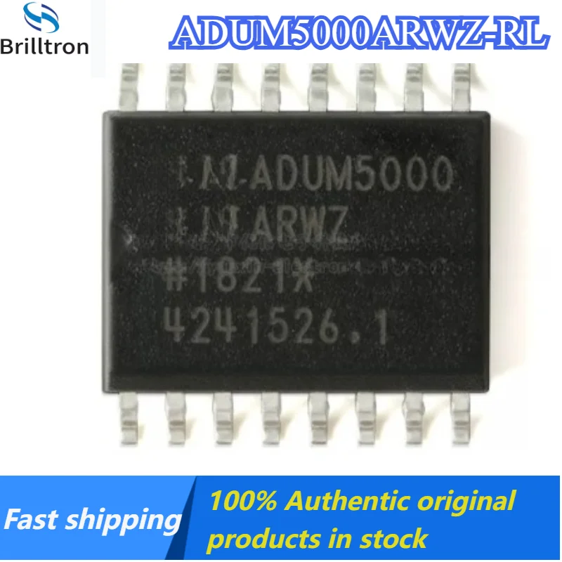 2-10PCS  ADUM5000ARWZ-RL SOIC-16 2.5KV  Brand New Original in Stock , Fast Shipping.