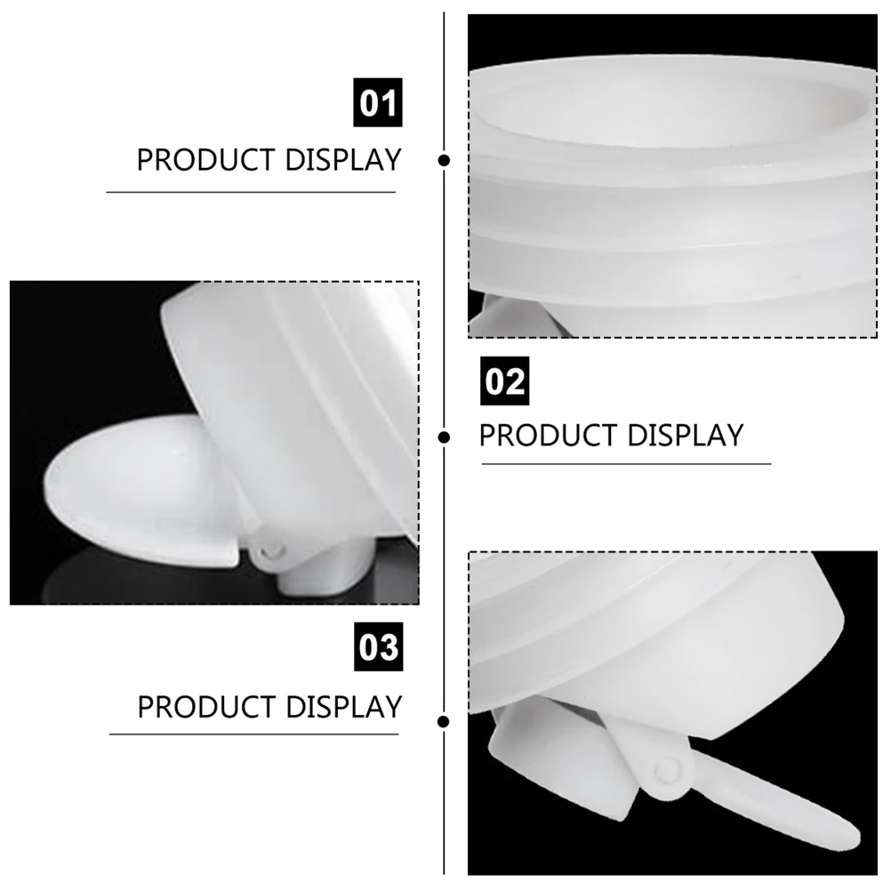 

10 Pcs Floor Drain Core Durable PP Material Anti Clogging Filter Sewer Backflow Preventer Rapid Drainage Valve Shower Smell
