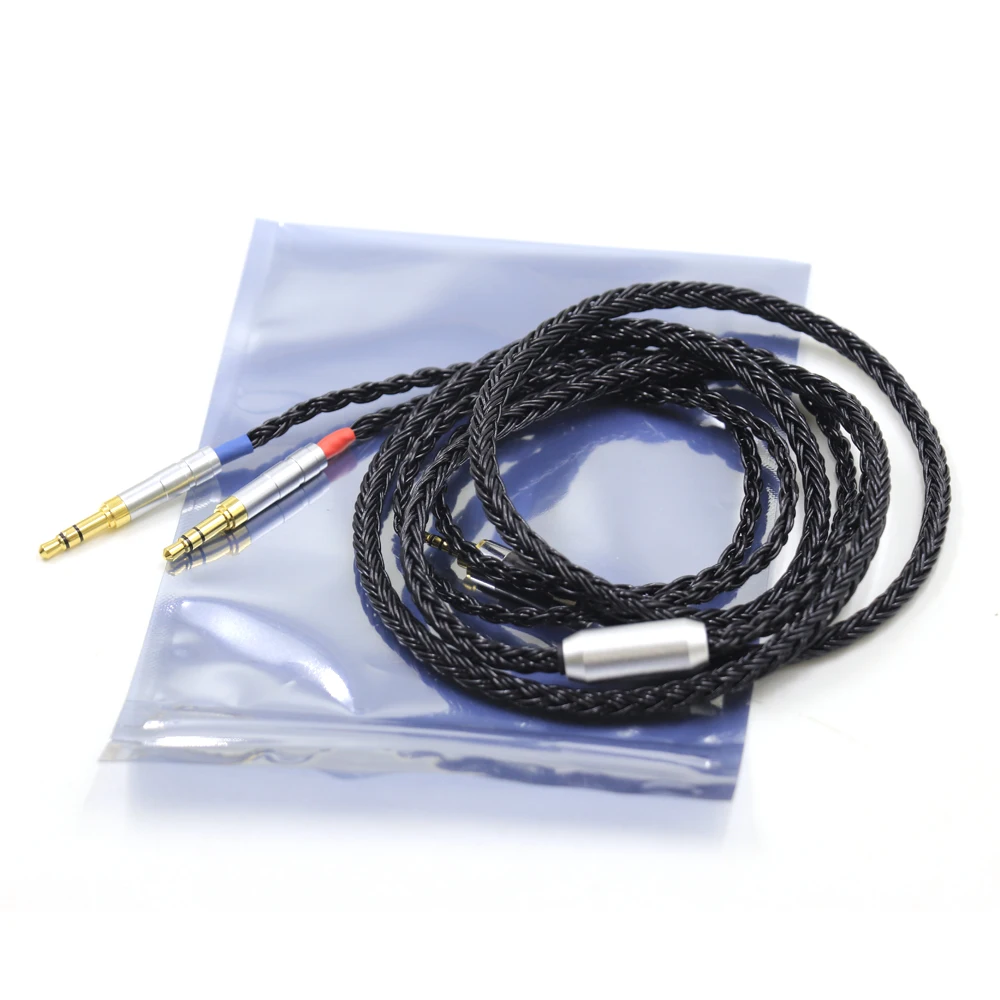 16 Core 2.5mm Plug 99% 7N OCC dual 3.5 Sony MDR-Z7 Z1R Z7M2 Headphone Balance For Denon AH-D7200 AH-D5200 AH-D9200 Upgrade Cable