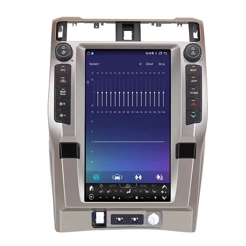 16 Inch Touch Vertical Screen Radio for 4runner 2007-2023 Head Unit Car Stereo Upgrade Wireless CarPlay