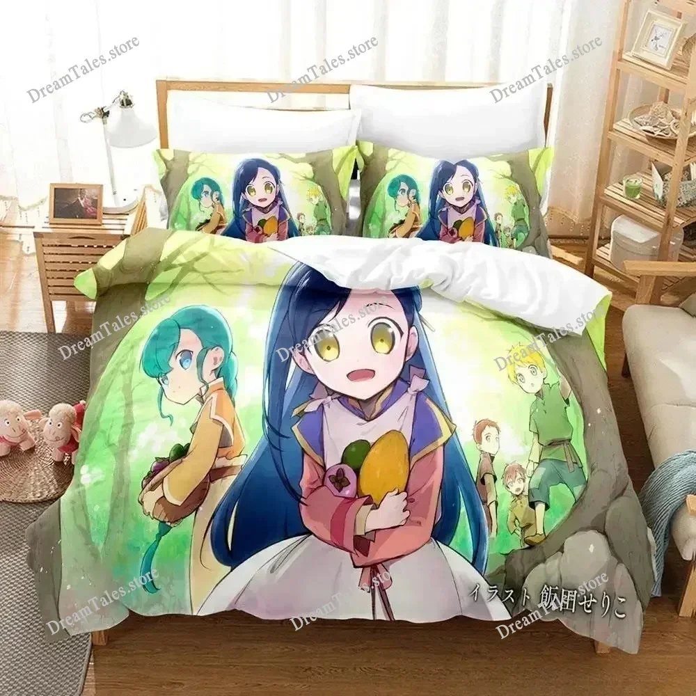 New Ascendance of A Bookworm Bedding Set Cartoon Anime Adult Kid Bedroom Duvet Cover Sets 3d Print Kawaii Girls Luxury GiftFQH