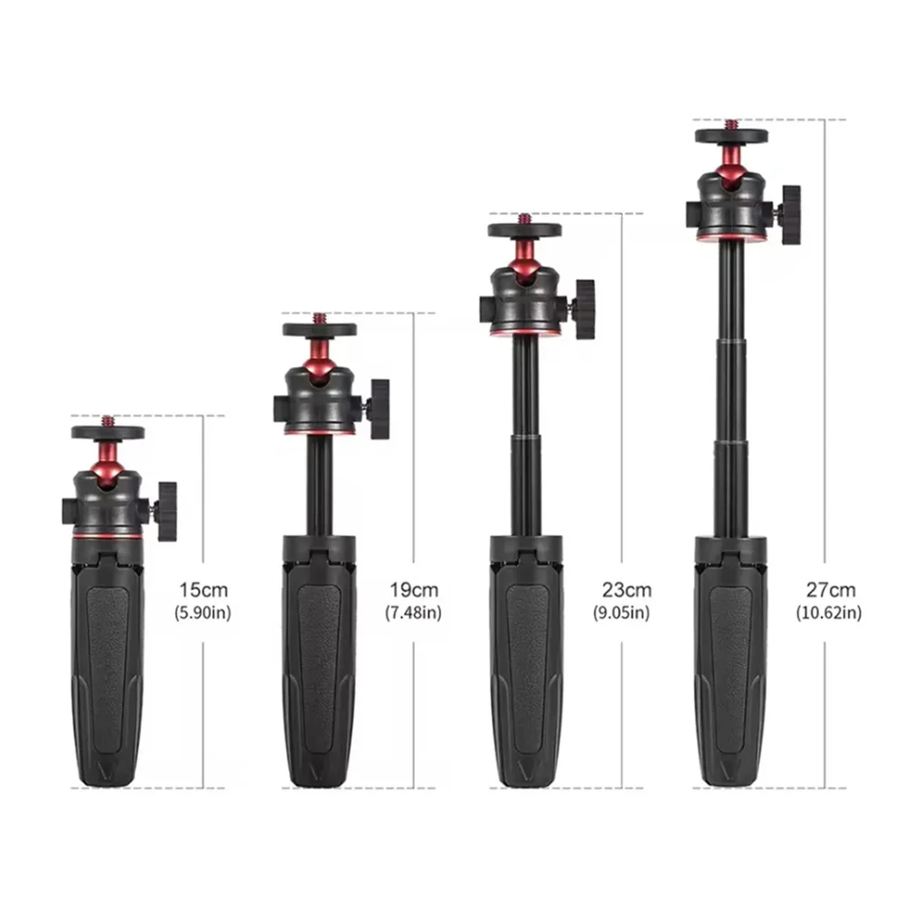 FANGTUOSI Mini Tripod Foldable Tripods Monopod With Flexible Ballhead 1/4 Inch Screw Extend Mount for DSLR Camera Smartphone New