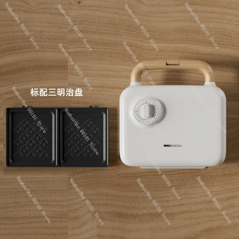 

Double Plate Sandwich Breakfast Maker Household Timing Multifunctional Bread Maker