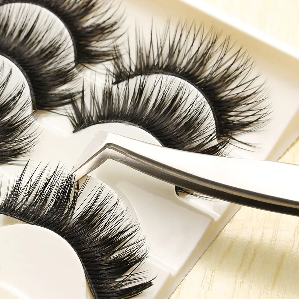 แหนบติดขนตาปลอมแบบมืออาชีพ 3 มิติ 6 มิติ สำหรับต่อขนตาแบบวอลลุ่ม ขนตาโค้งงอน สวยงามทันสมัย ทำจากสแตนเลส