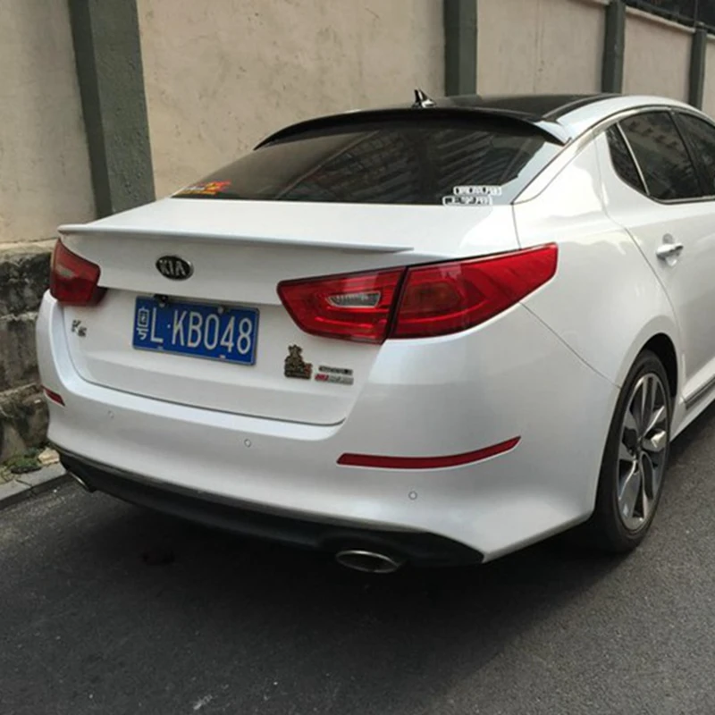 Car Accessories ABS Plastic Material Rear Wing Unpainted Primer Color Rear Roof Wing Spoiler For Kia K5 Optima Spoiler 2014 2015