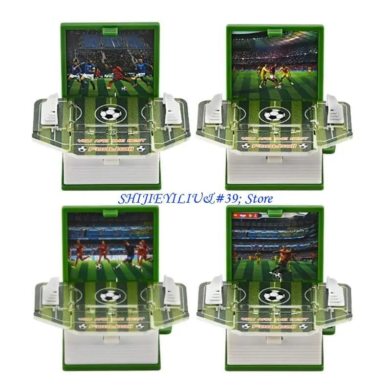 E21F Pop-Up Mini Football Keychains for Car Soccer World Pop-Up Book Keychain