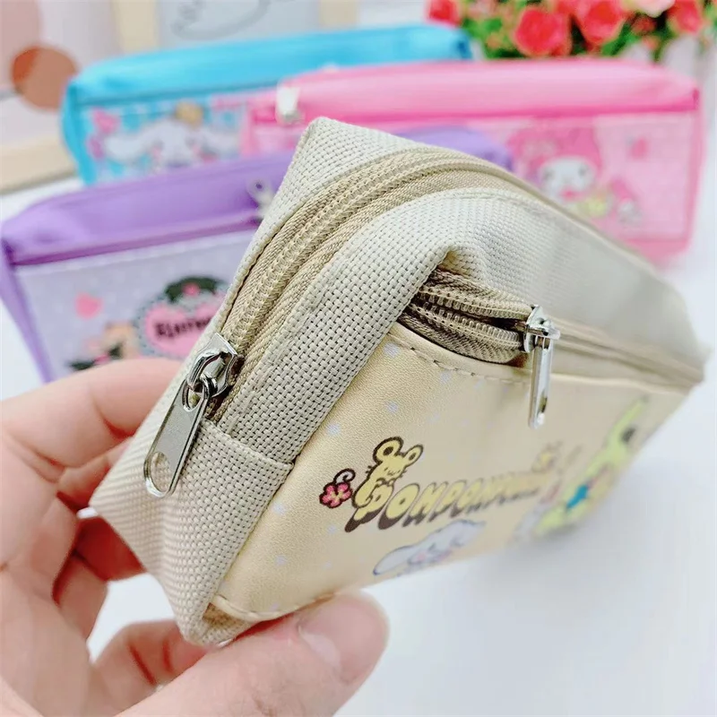 12 pcs/lot Sanrio Kawaii Animal Pencil Case Cute Pencil Box Stationery Pen Bag Stationery School Supplies