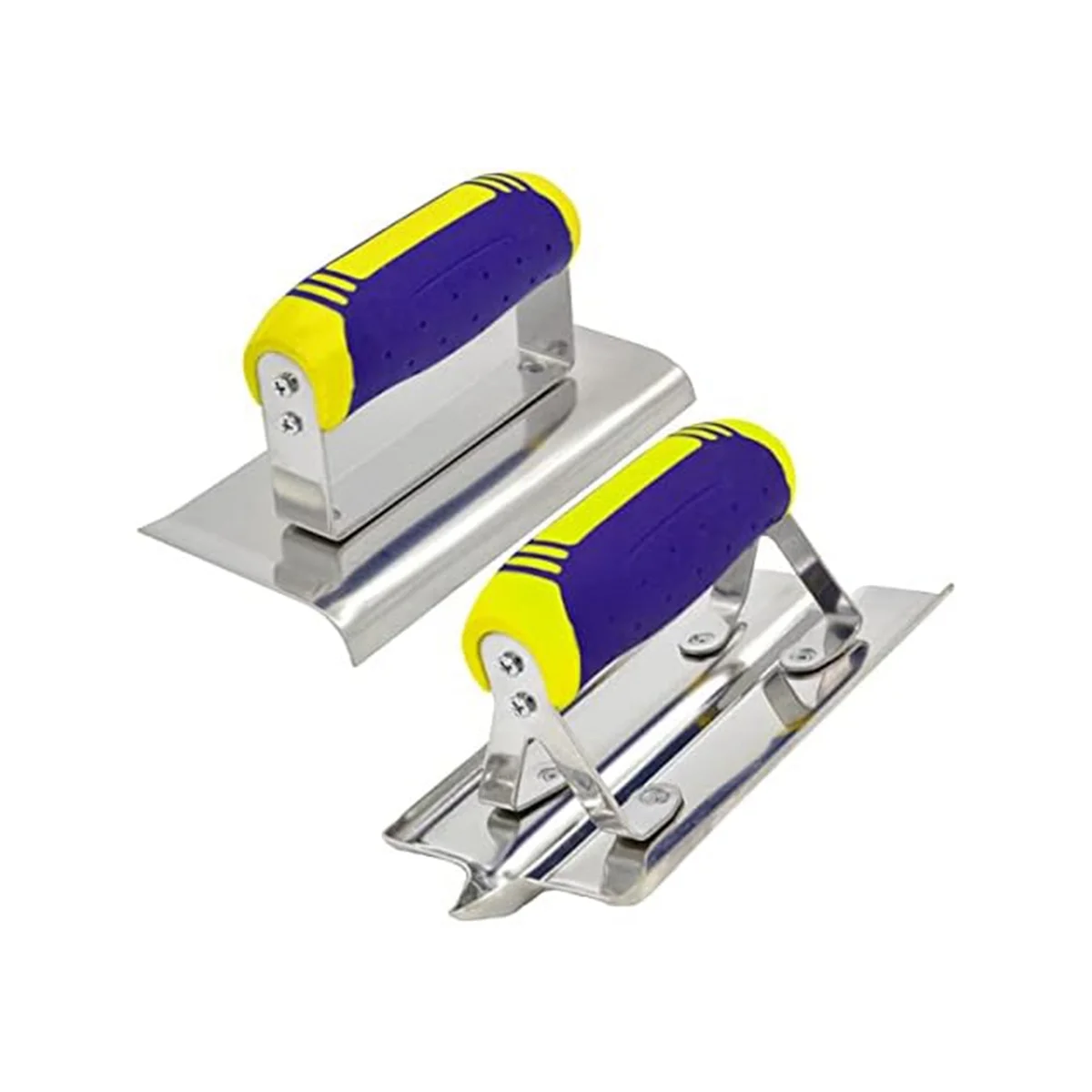 

Stainless Steel Concrete Hand Edger and Groover Tools Set Plaster Stucco Cement Finishing Kit