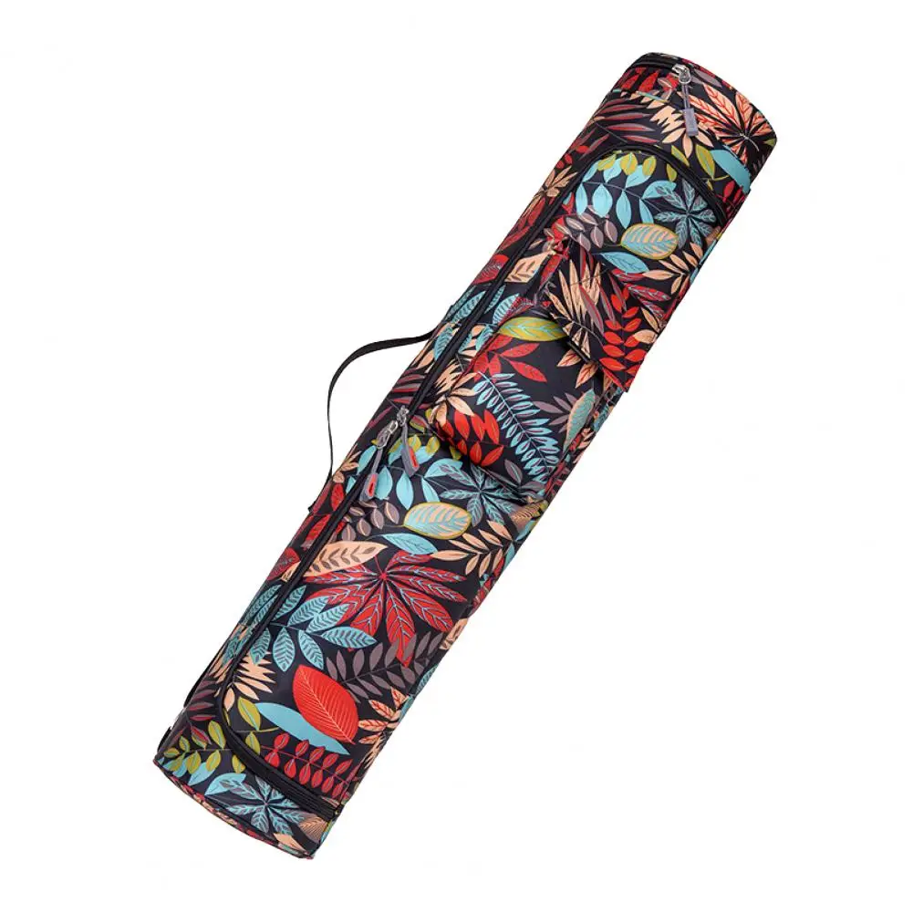 Adjustable Strap Portable Printed Yoga Backpack Fashion Yoga Mat Bag 2021 New Large-Capacity One-Shoulder Exercise Fitness