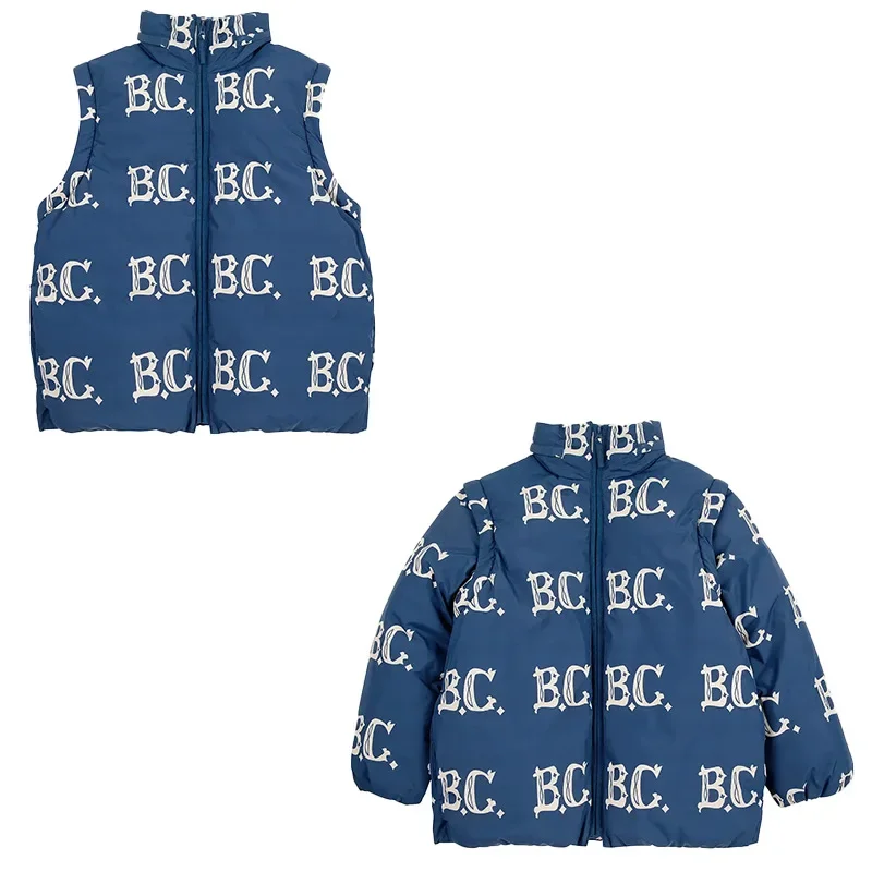 Pre-vendita (nave in ottobre) 2024 BC autunno bambini vestiti neonata inverno cotone vestiti ragazze cappotto bambini gilet per bambini piccoli