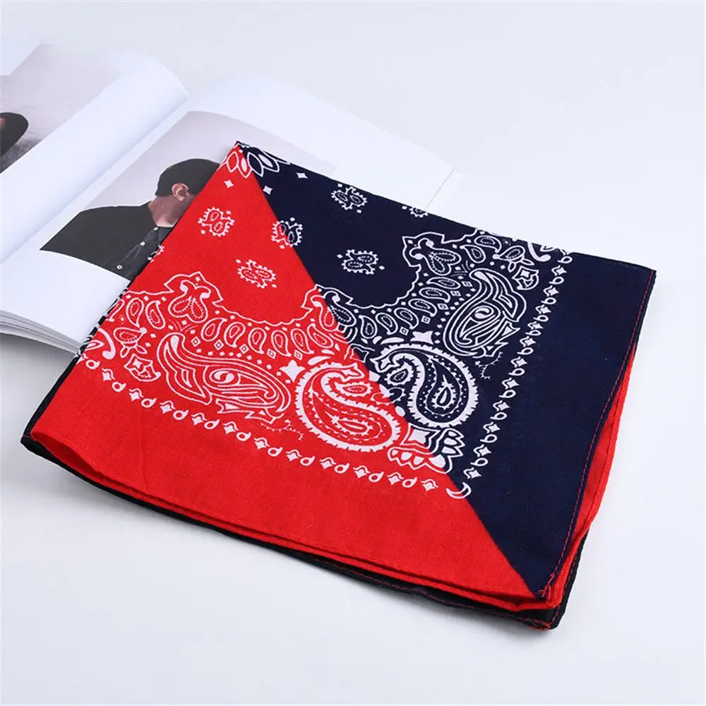 Fashion Neck Tie Cotton Hip-Hop Wristband Bandana Bohemian Headband Square Scarf