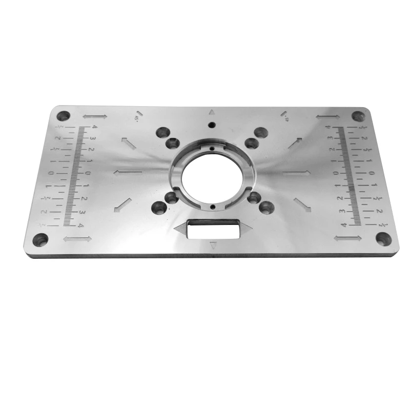 Aluminium Router Table Insert Plate Woodworking Benches Wood Router Trimmer Models Engraving Machine Flip Board