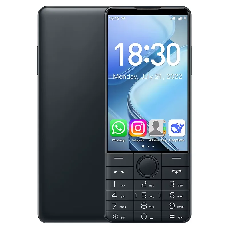 DOOV R70 4-calowy ekran IPS, telefon komórkowy 4G z klawiaturą dotykową, Google Mobile Phone, 6GB+128GB, Android 14, 16MP, 2600mAh, Whatsapp — zdjęcie produktu 6