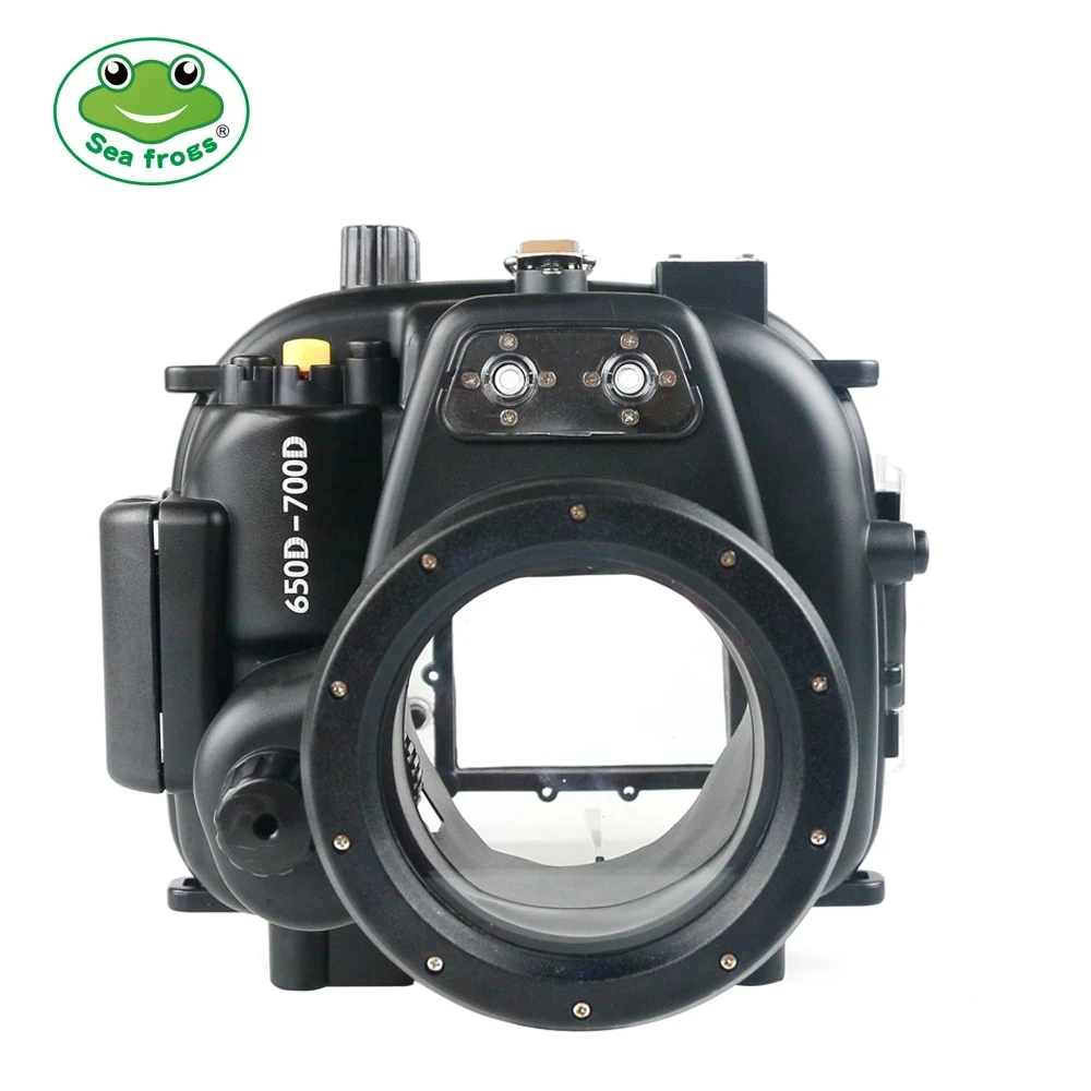 Underwater Sport Photography for Canon 650D 700D Camera 18-55mm Housing Scuba Dive 40m Depth Rating Impermable Case Water Cover