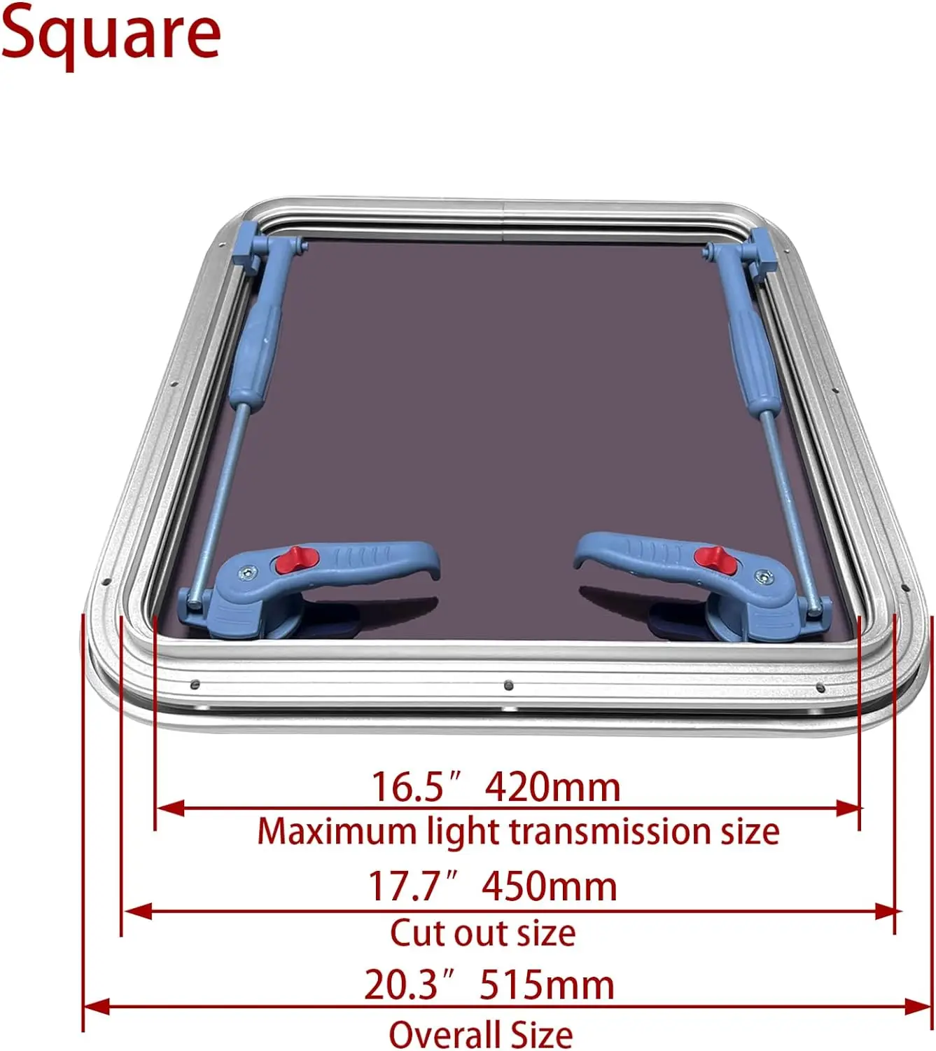 ISURE MARINE Anodized Aluminum 17.7