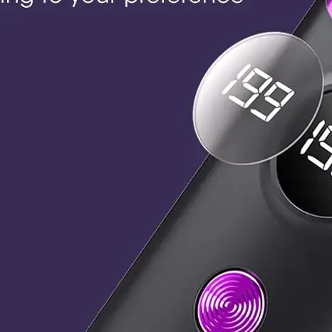 

USB Charging Portable Hair Straightener Brush Cordless Straightening Comb LED Display & Ceramic Coating Ionic Technology