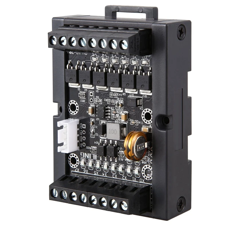 PLC Programmable Logic Controller DC 10-28V PLC Regulator FX1N-14MT Industrial Control Board Programmable Logic Controller