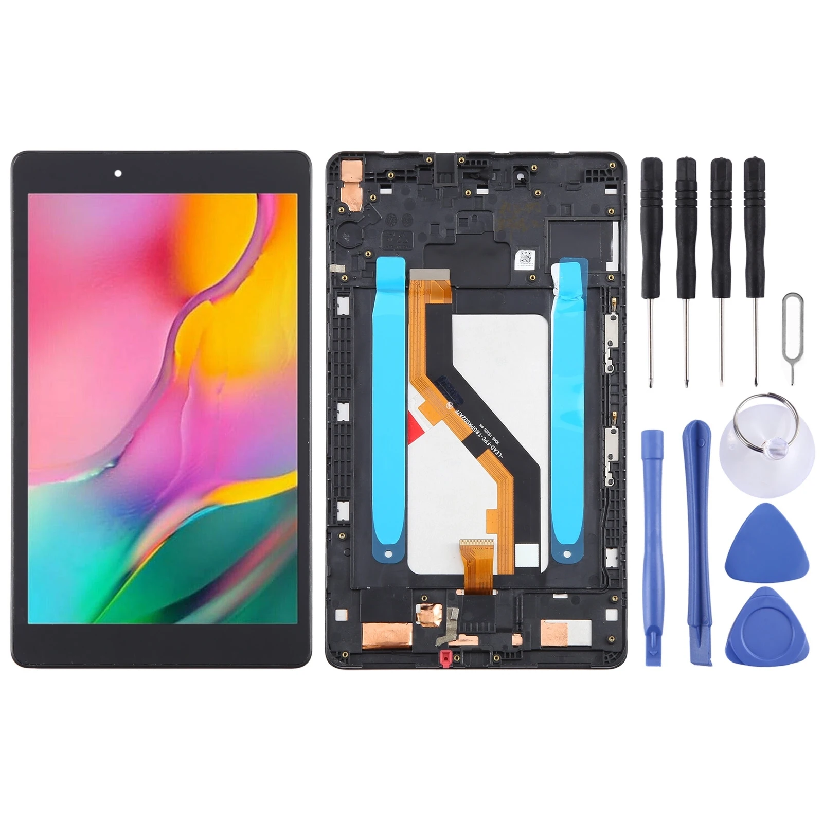 LCD Screen for Samsung Galaxy Tab A 8.0 2019 SM-T290 WiFi Edition Digitizer Full Assembly with Frame Display Repair Part