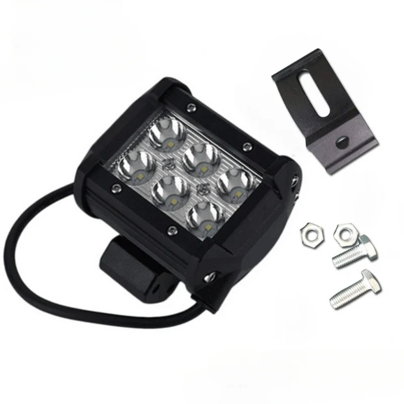 4-inch Work Lights Double-row High-brightness LED Car Repair Lights Motorcycle Modified Work Lights