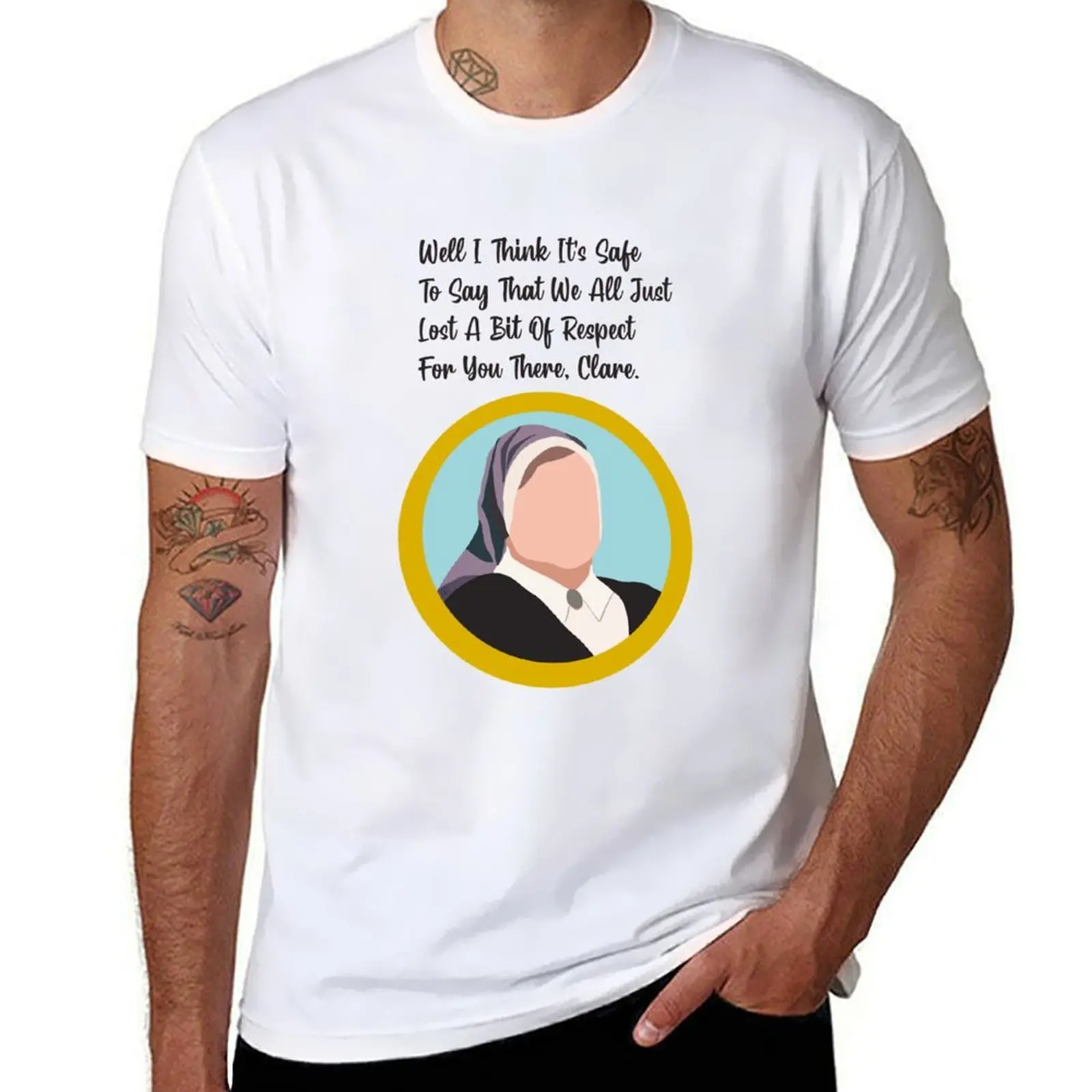 

Derry Girls Sister Michael Quote Clare T-Shirt man t shirts for men man t shirt luxury T-Shirt