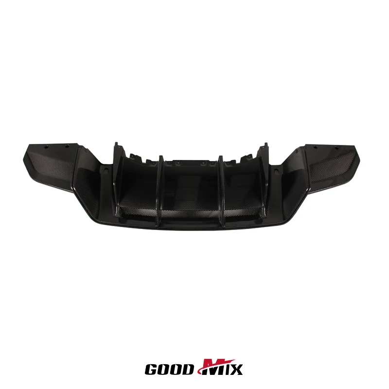 Performance Style Prepreg Dry Carbon Fiber Body Kit Rear Canard Diffuser for Audi R8 Gen2 Prelife 2016 - 2018