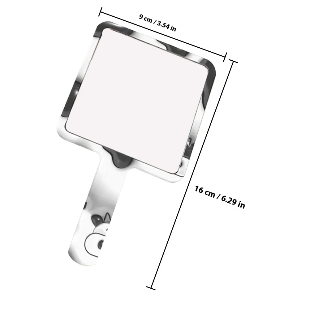 Handspiegel Lichtgewicht Duurzaam Compact Gepolijst Draagbare Make-up Reisspiegel Kleine Handspiegel,