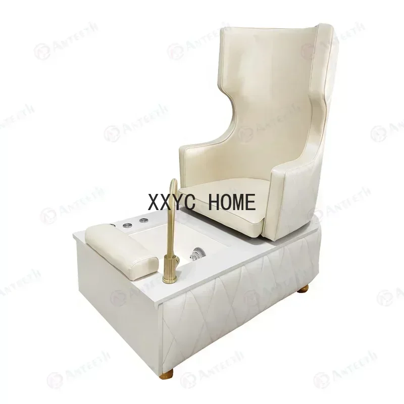 Luxury Nail Pedicure Spa Furniture Pink Color Pedicure Stations Massage Pedicure Chair