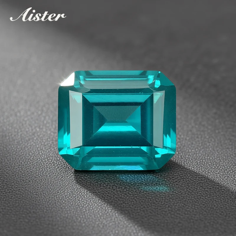 

New Paraiba Yttrium Aluminium Garnet Loose Gemstones Lab Diamonds Emerald Cut YAG Stones for Jewelry Making