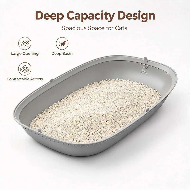 Replacement Litter Tray for Tonepie Automatic Cat Litter Box Pad Washable Inner Cat Sand Trays Self Cleaning Cats Toilet Part