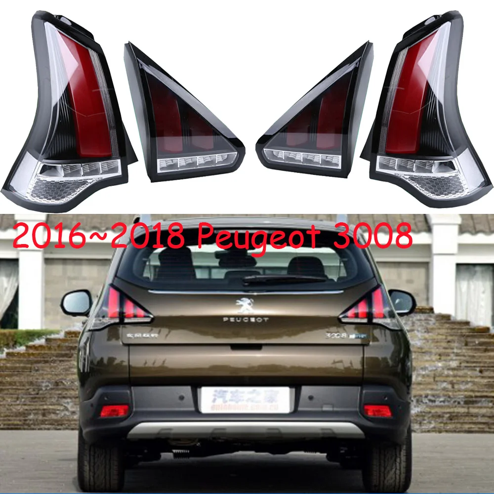 

Peugeo 3008 taillight,2016~2018year,LED,Free ship!206 207 308 3008 408 4008 508 Raid RCZ,Partner,3008 rear lamp