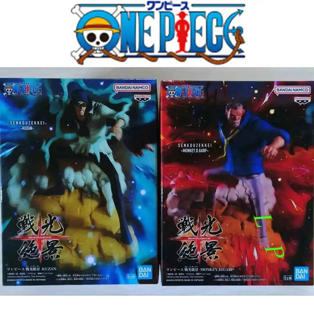 

Banpresto BANDAI ONE PIECE War Spectacle Kuzan Monkey D Garp In Stock Original Anime Figure Model Genuine Boxed Toy