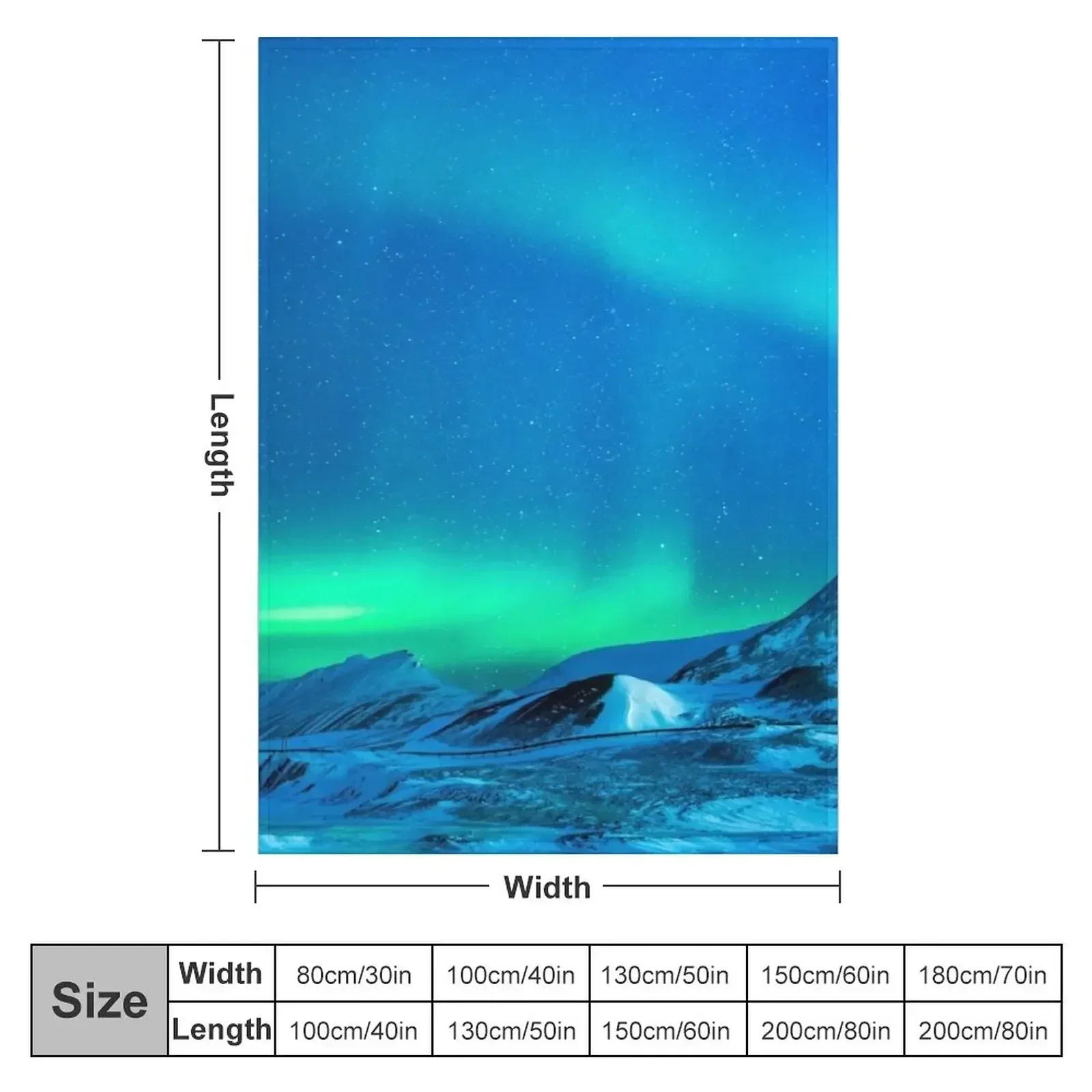 Northern lights, Alaska, Aurora borealis galaxy night sky space view bestseller Throw Blanket Personalized Gift Blankets