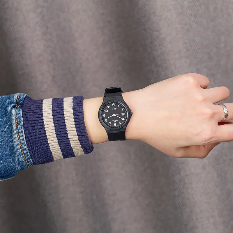 ساعات كاسيو مان ساعات كوارتز مقاومة للماء للطلاب والأطفال