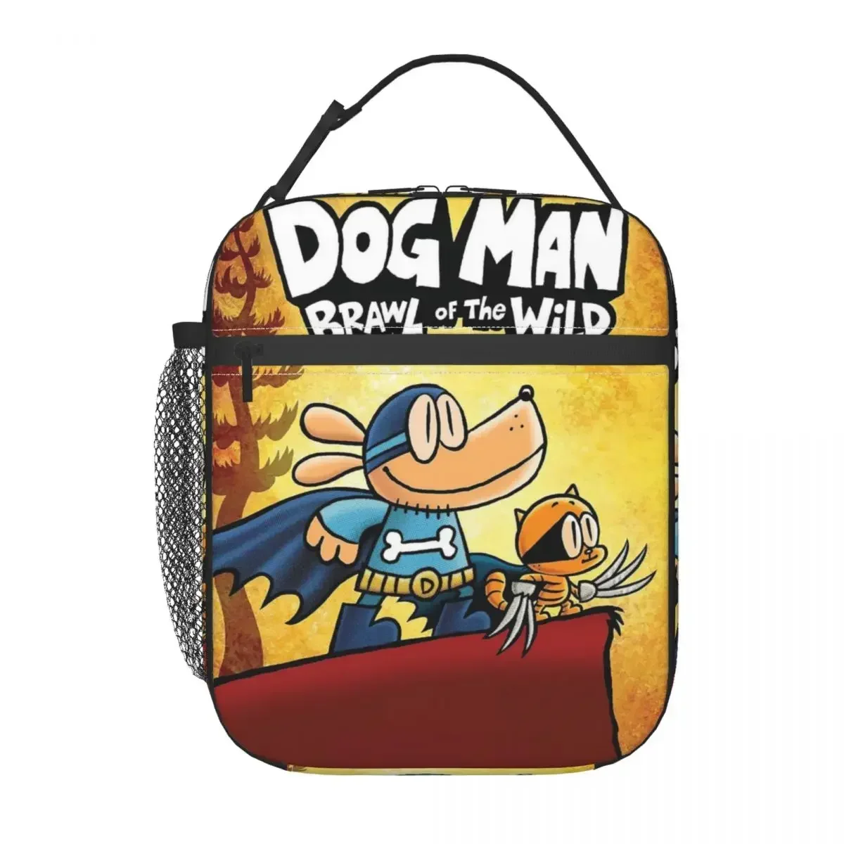 

Custom Dogs Man Movies Comic Insulated Lunch Bag for Outdoor Picnic Food Portable Thermal Cooler Bento Box Women Kids